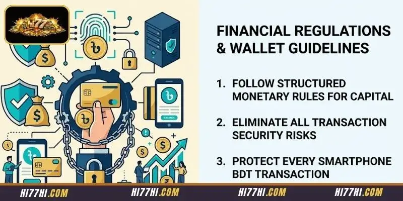 Binding monetary policies for executing deposits and withdrawals through mobile wallets