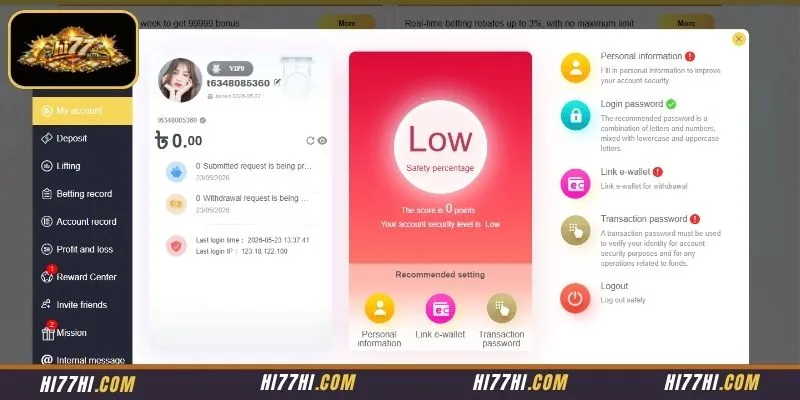 Dashboard tools allowing members to modify or erase personal record history