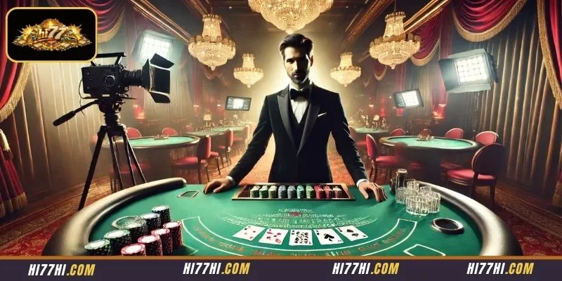 High level network security firewalls keeping customer information safe within the live Blackjack room