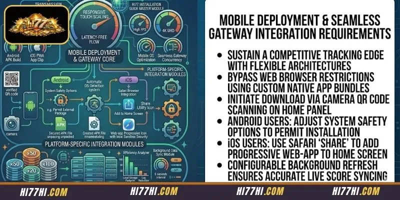 Specialized installation guide outlining operating system permissions for modern smartphone application files Hi77 Instructions
